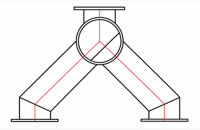 Diverter valve line diagram
