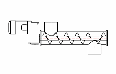 Screw conveyor line diagram