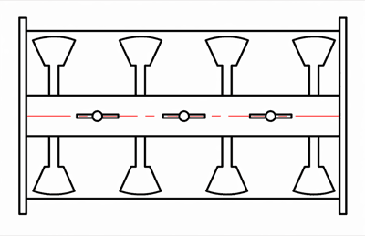 Blender line diagram