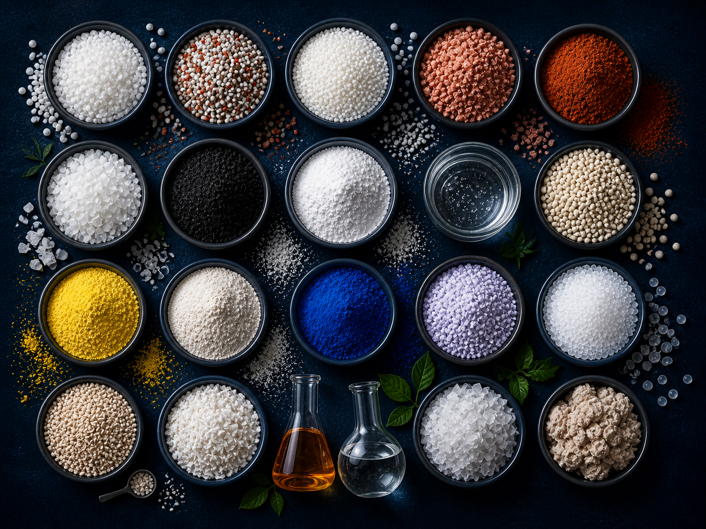 Stellex corrosion-resistant screw conveyors and dust collection for chemical processing plants