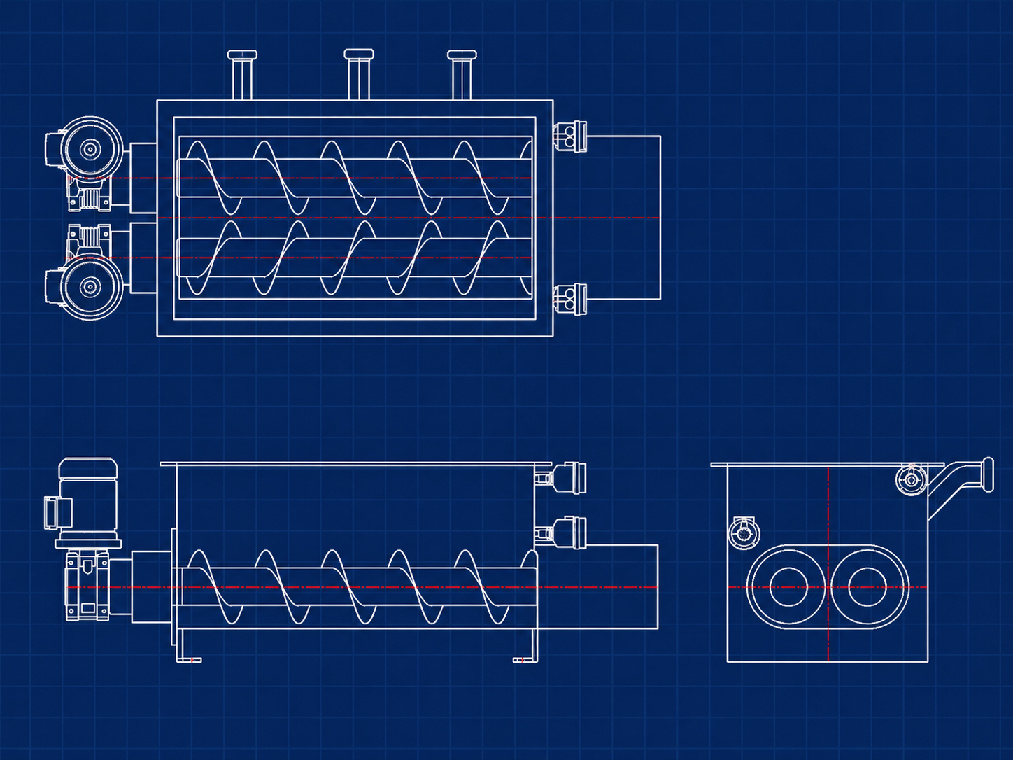 Stellex blender and mixer overview — internal agitator geometry and discharge configuration
