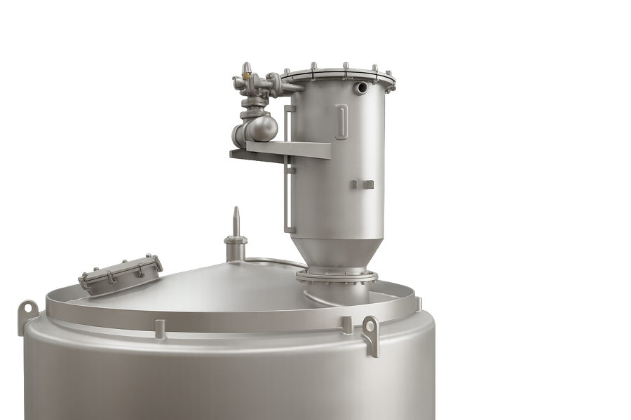 Dust collection unit — reference 02