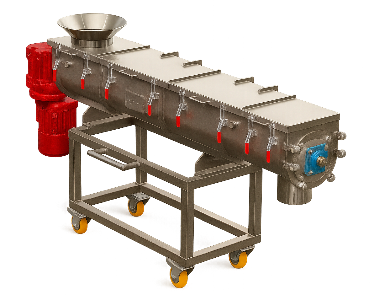 Heating / Cooling Screw Conveyor
