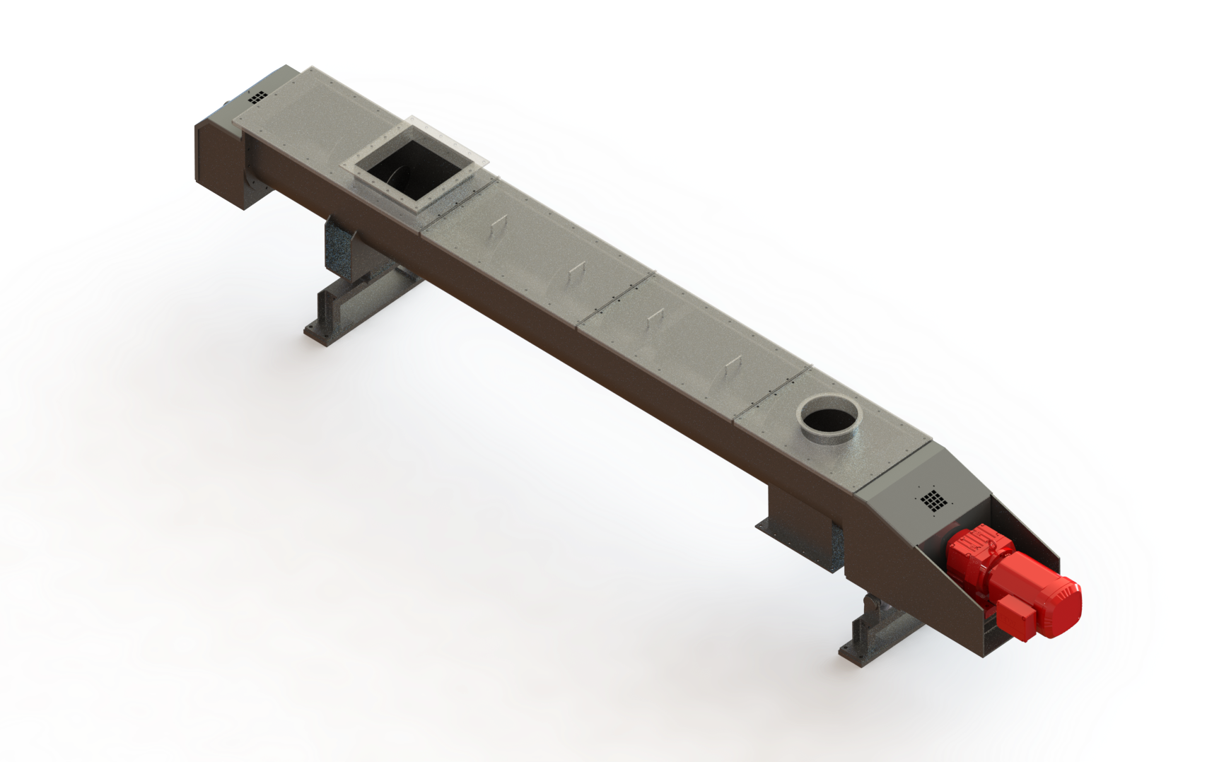 Trough Type Screw Conveyor